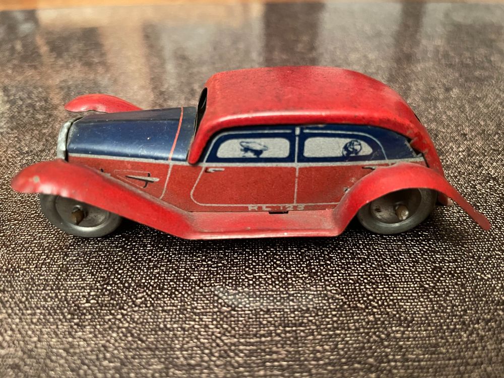 Voiture Miniature Artisanale Auto-école - Paul Antic Line Creation - 25 Cm