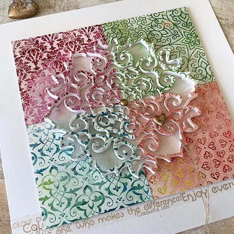 Pochoirs: ORNAMENT B STANZSCHABLONE – Neuf avec emballage d'origine à Affoltern am Albis par scrapbooking 3