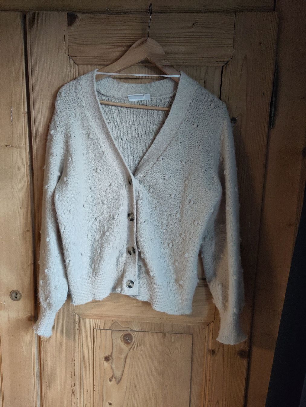 Vila Maglioni & Felpe: Vila Strickjacke, Crème, Grösse L – Usato da Widnau venduto da ognob
