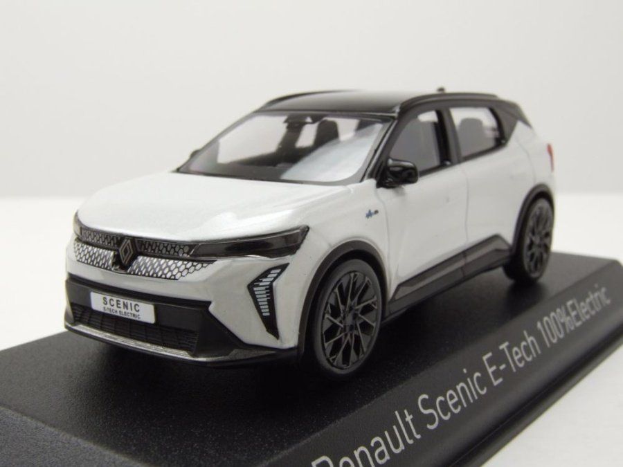 Renault Modellini d'auto: Renault Scenic V E-Tech seit 2024 weiss / schwarz       1:43 – Nuovo e nell'imballaggio originale da Gerlafingen venduto da espero88
