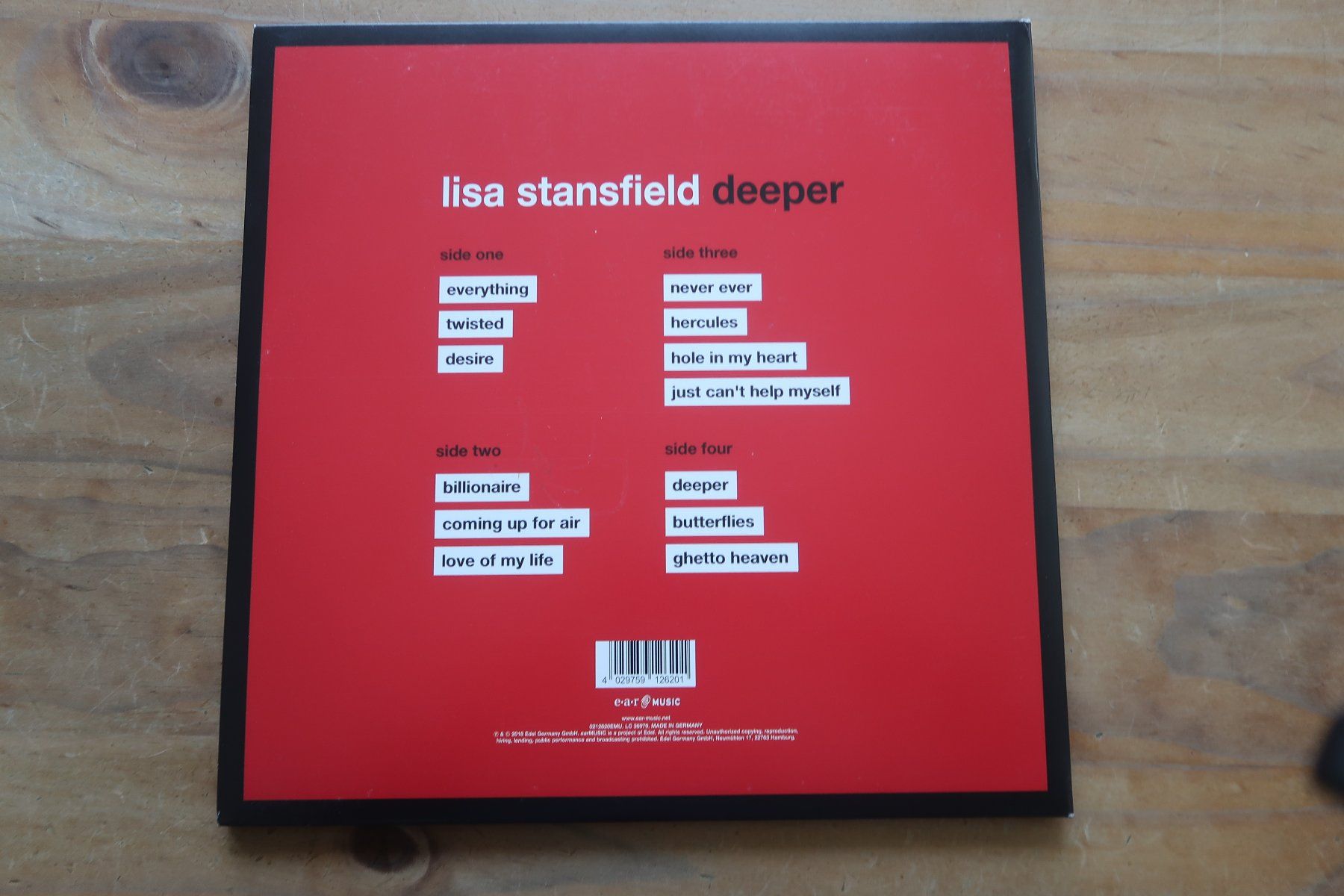 Dischi in vinile: LISA STANSFIELD - DEEPER -  2x VINYL LP – Usato da Basel venduto da Patiscat 1