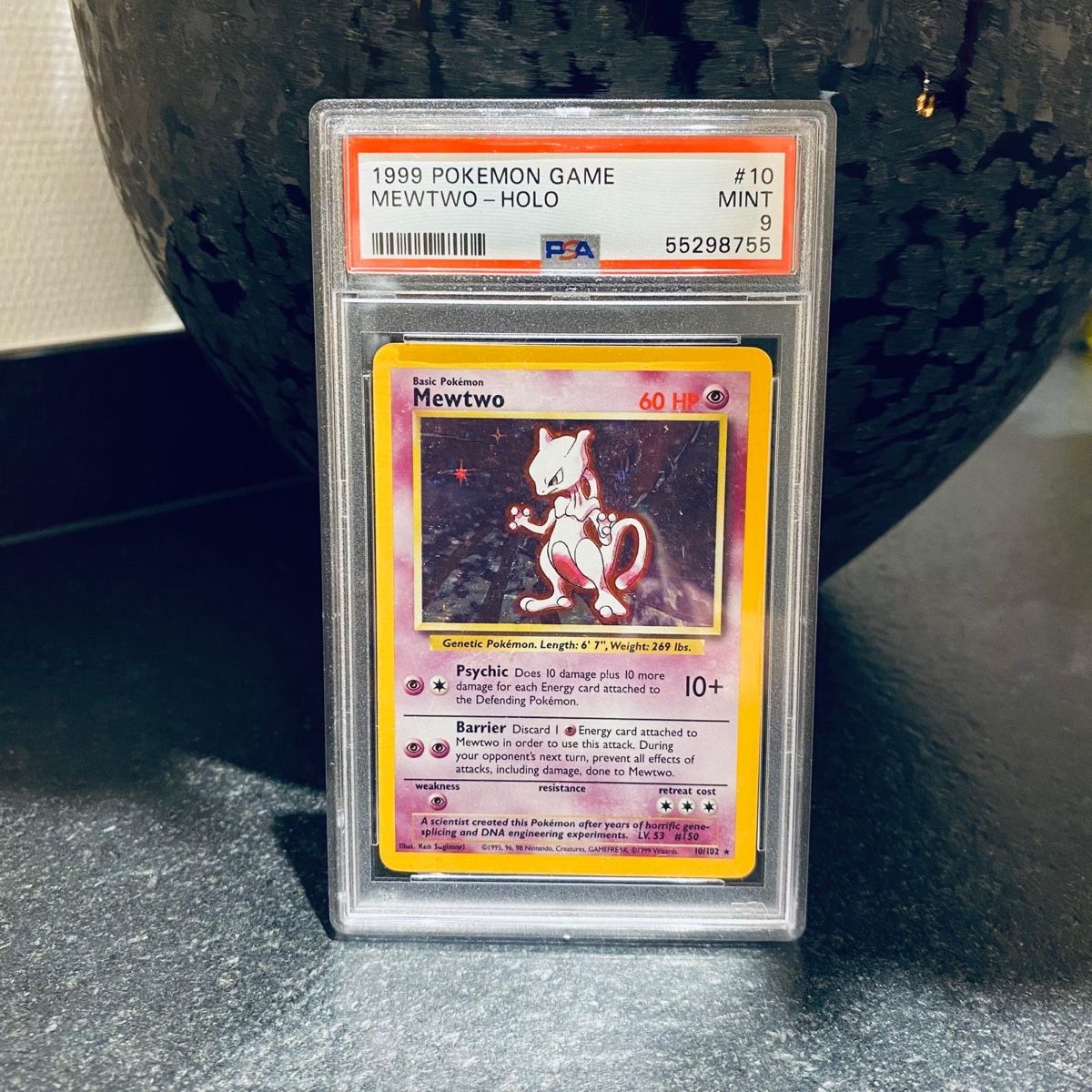 Pokémon Cartes à collectionner: Pokemon Mewtwo Holo Base Set 1999 PSA 9 Mint – D'occasion à Kreuzlingen par MG8888
