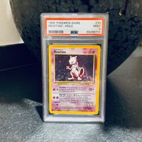 Pokemon Mewtwo Holo Base Set 1999 PSA 9 Mint