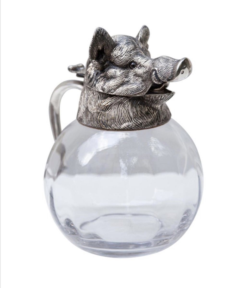 Caraffe: Wildschwein versilberte Karaffe , Spanien, 1970er Jahr – Nuovo (secondo la descrizione) da Urnäsch venduto da Ursjack 7