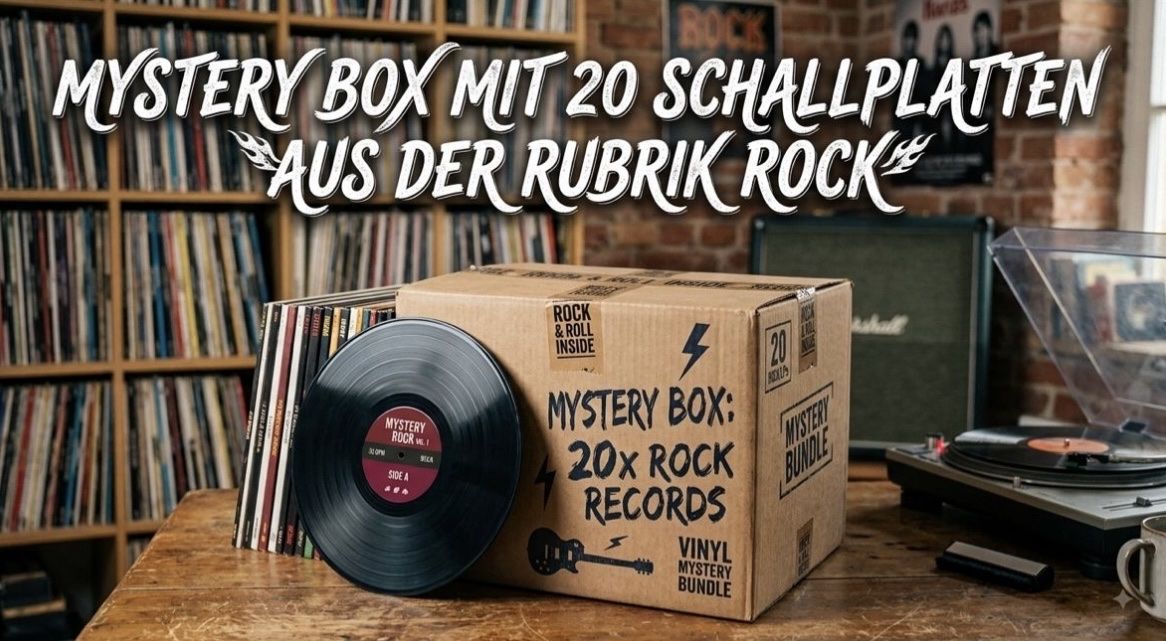 Dischi in vinile: Überraschungsbox mit 20 Rock Schallplatten – Usato da Frutigen venduto da Philippe_jsp