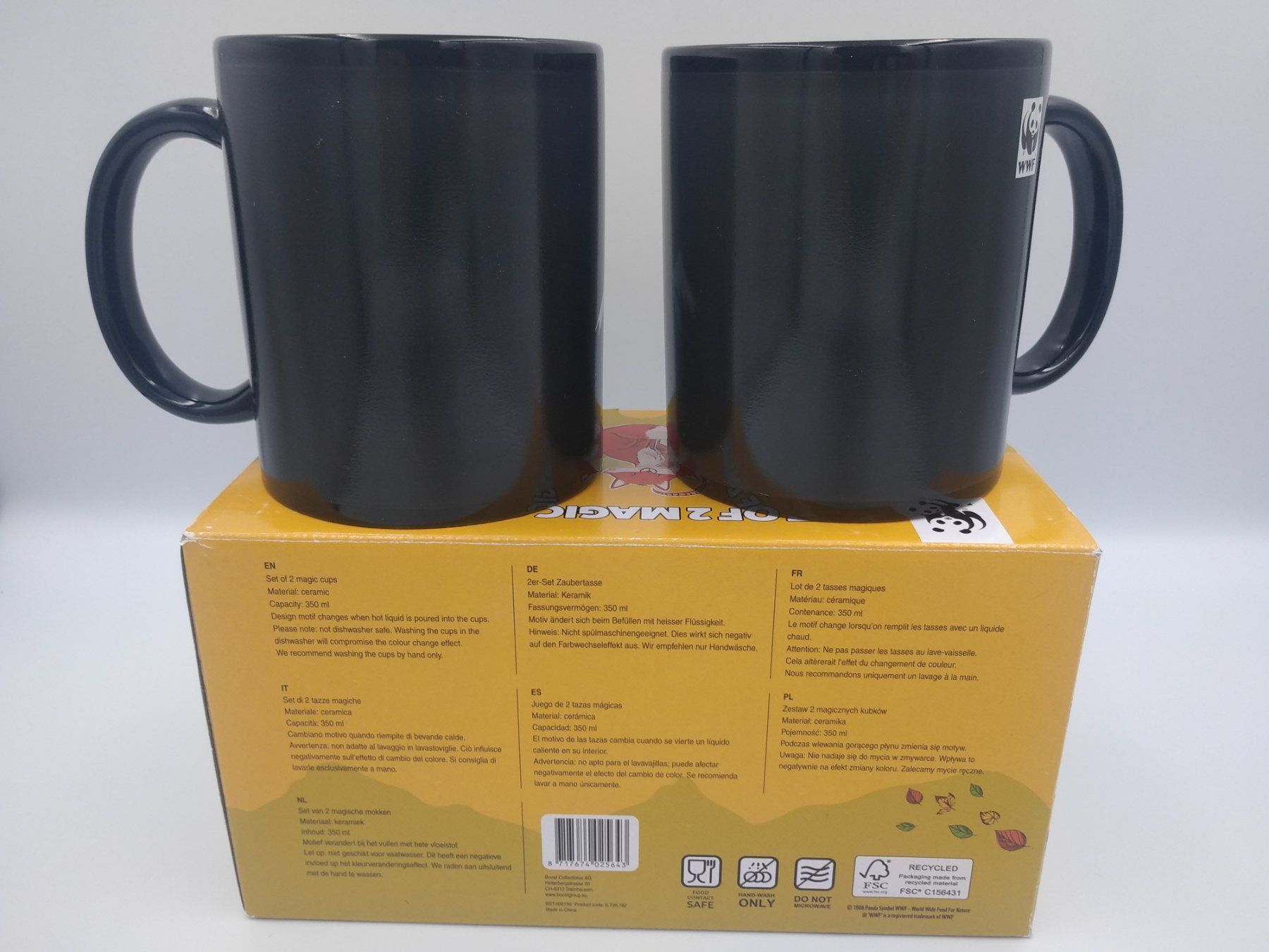 Tazze: Set of 2 Magic Cups – Nuovo e nell'imballaggio originale da Bäch SZ venduto da Swissy46 2