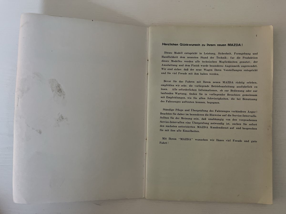 Libri: Mazda 818 Betriebsanleitung – Usato da Wettingen venduto da Marmumi 3