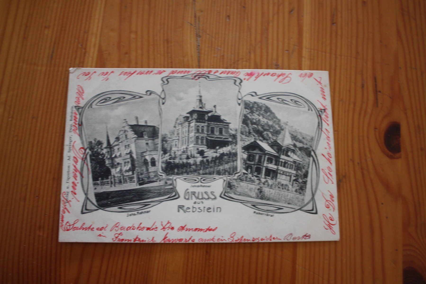 Cartoline postali: Gruss aus Rebstein   Rheintal – Usato da Altstätten SG venduto da sulim
