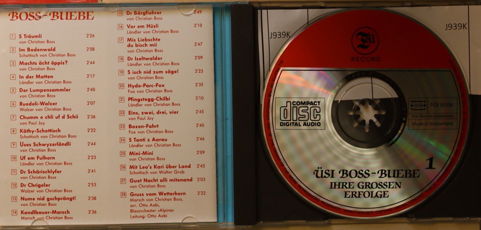 CD: Üsi Boss-Buebe – Usato da Luzern venduto da CONTENTI 1