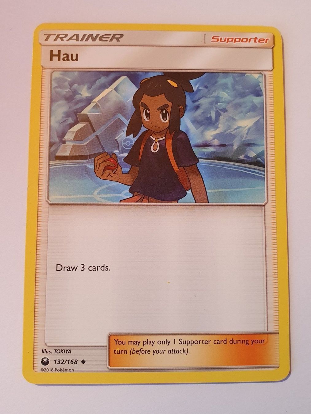 Pokémon Carte collezionabili: Pokémon Trainer Supporter Hau 2018 Card – Usato da Oberdorf BL venduto da BaldenEagle