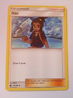 Pokémon Trainer Supporter Hau 2018 Card