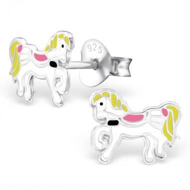 Orecchini pendenti & Orecchini a lobo: Pferd / Pony Kinderohrstecker 925 Silber – Nuovo e nell'imballaggio originale da Wetzikon ZH venduto da shoo-shoos