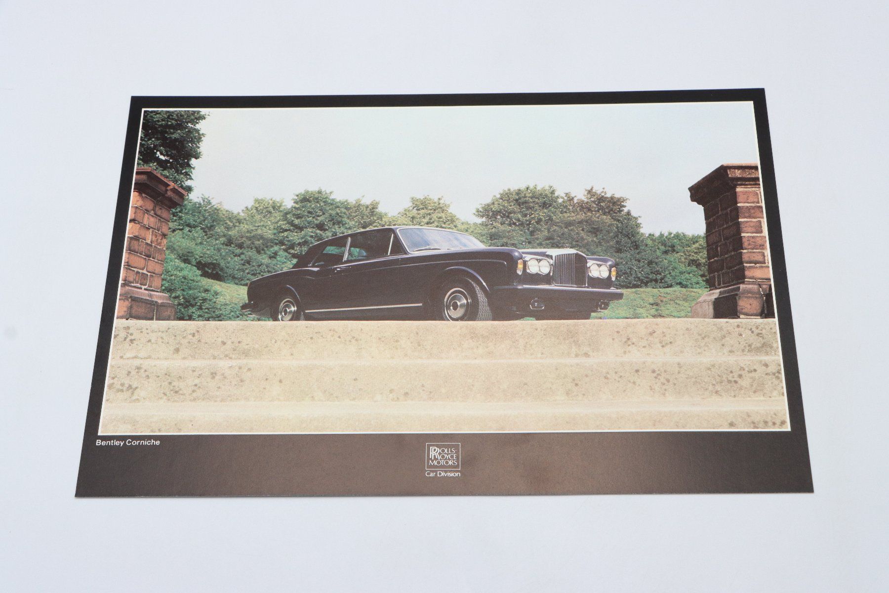 Bentley Documents: Bentley Corniche 1978 Prospektblatt – D'occasion à Bühl b.Aarberg par Collectorpassions 2