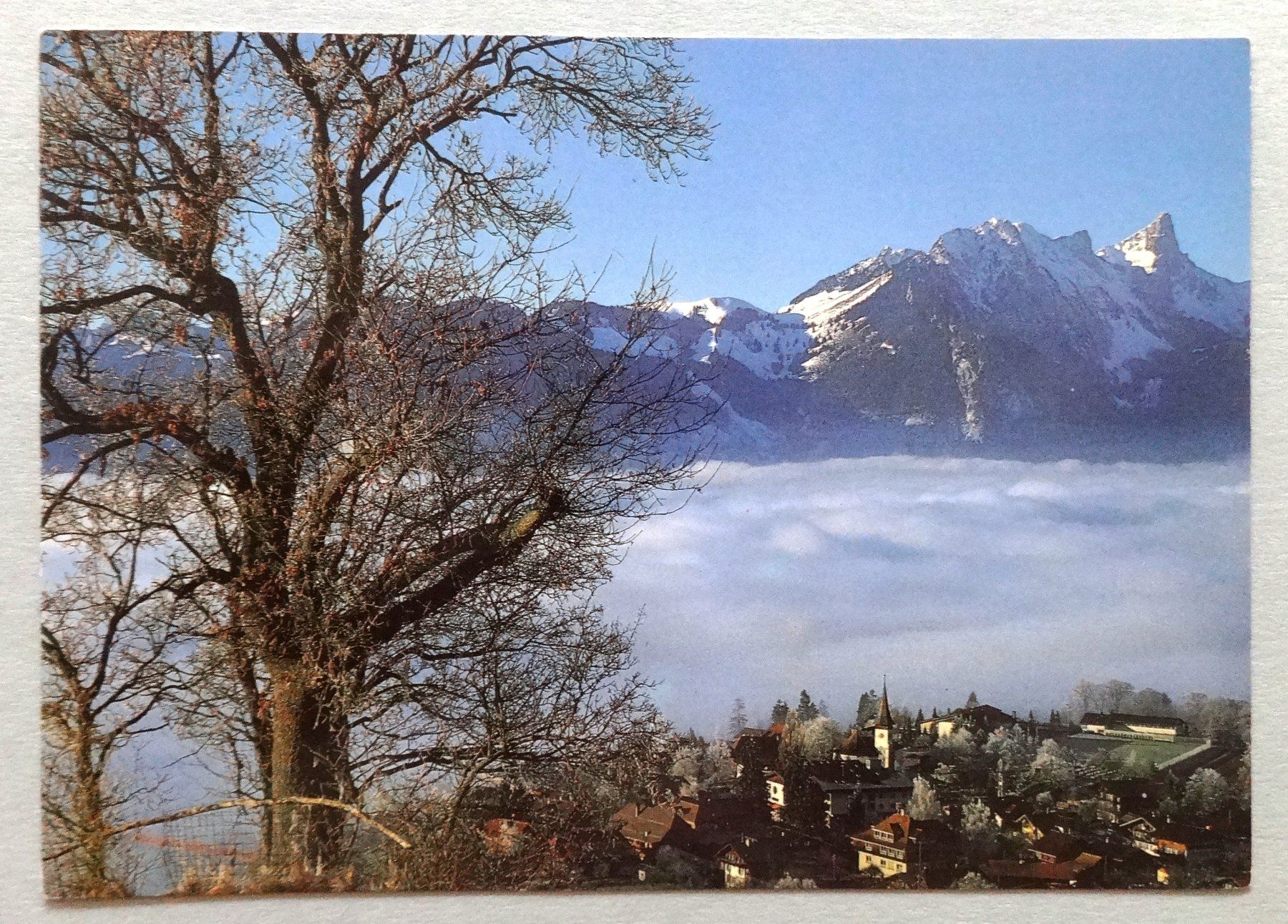 Cartoline postali: Sigriswil mit Stockhorn, B.O. – Usato da Fétigny venduto da Billy2miny