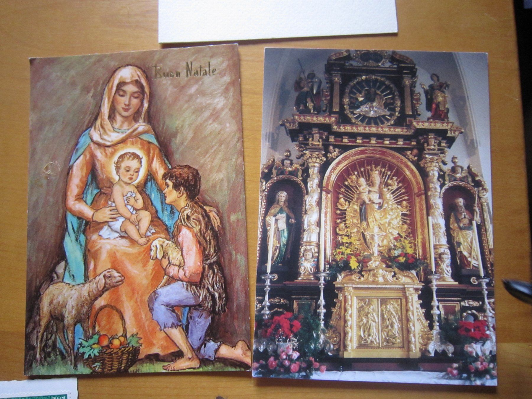 Ansichtskarten: No 17 Postkarten Madonna mit Kind – Gebraucht aus Gordola von Polentaefung 3