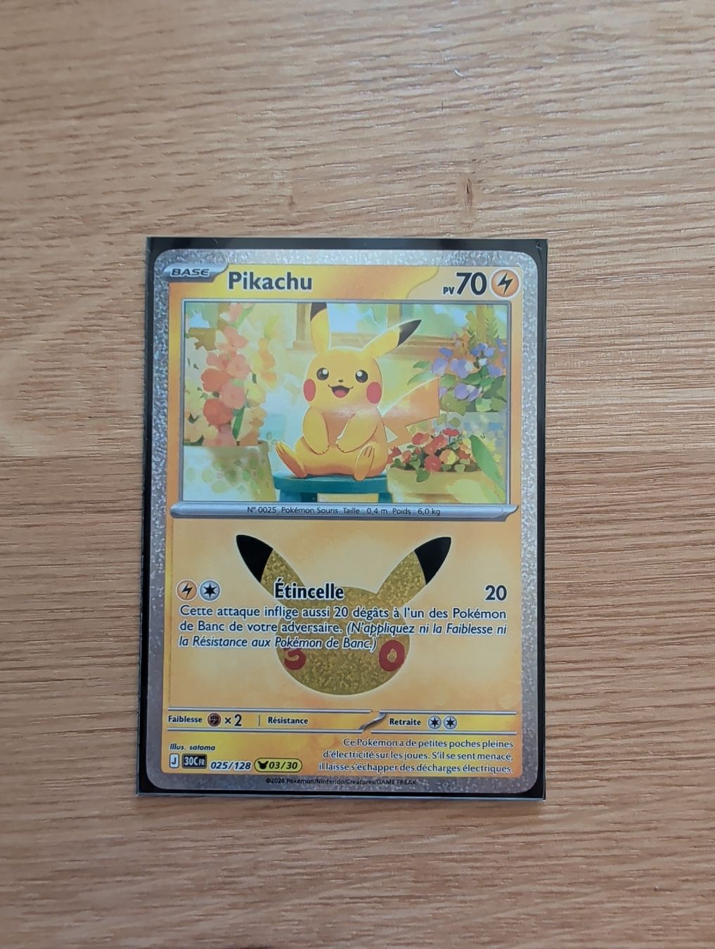 Pokémon Carte collezionabili: Pikachu 30 ans FR - 03/30  – Nuovo (secondo la descrizione) da Colombier NE venduto da rob_vb5l