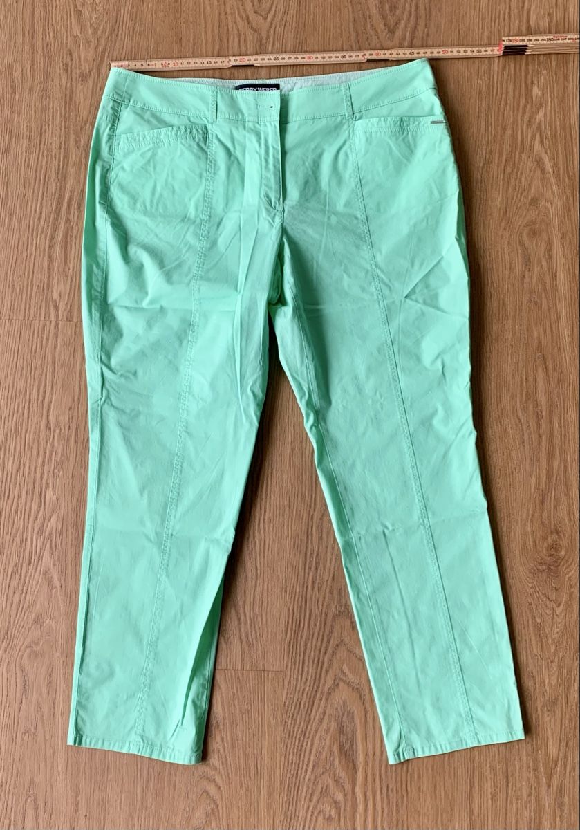 Gerry Weber Pantaloni: Pantalon GERRY WEBER vert menthe taille 46 – Usato da Port venduto da granitod