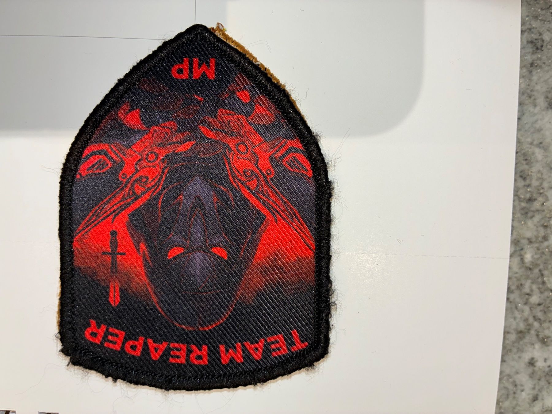 Schweizer Armee Plaketten & Abzeichen: Klett  MP Team Reaper – Gebraucht aus Oberiberg von stab