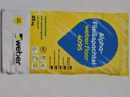 Fliessspachtel Weber 4095 25kg neu originalverpackt