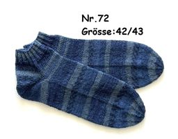 Sneaker - Socken handgestrickt  Gr.42/43  Nr.72
