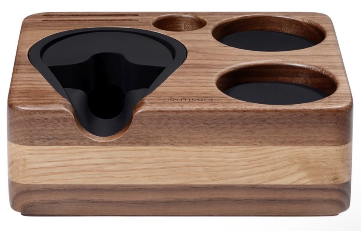 Elettrodomestici da cucina: NEW Wallnut Normcore Tamping Station – Nuovo e nell'imballaggio originale da Davos Platz venduto da lol_ds8b