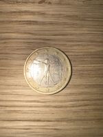 1 Euro Münze Italien 2002 Vitruvianer Mann Rarität