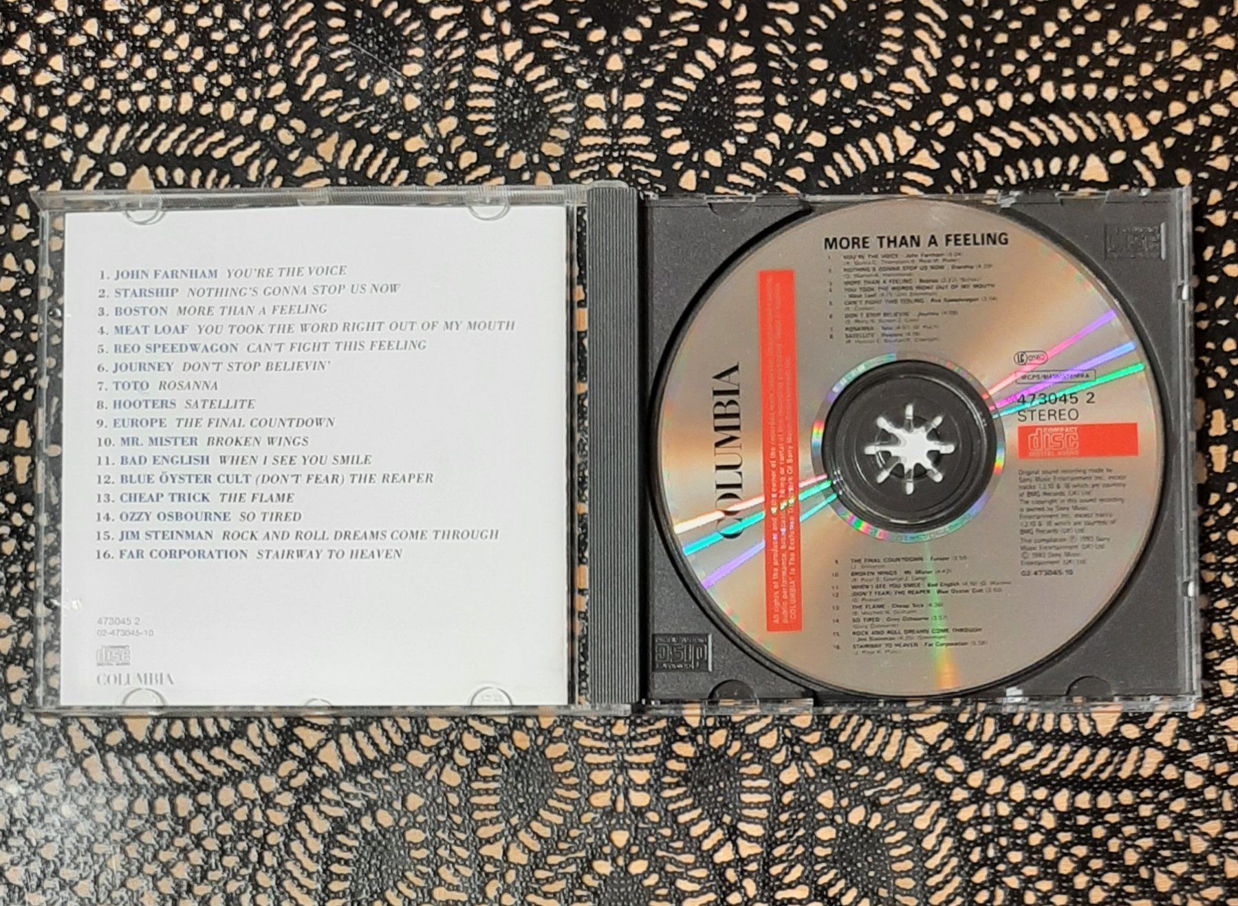 CD: More Than A Feeling, Rock Compilation Sampler 1993 – Usato da Schönenberg TG venduto da breiti12 2