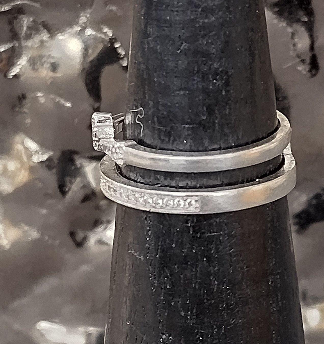 Ringe: MODERNER RING IN 925 SILBER – Gebraucht aus Romanshorn von Glitzer-Paradies 5