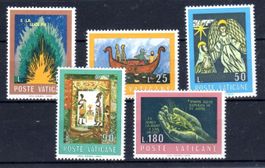 Vatikan 1974 Satz Michel Nr. 635/39 **