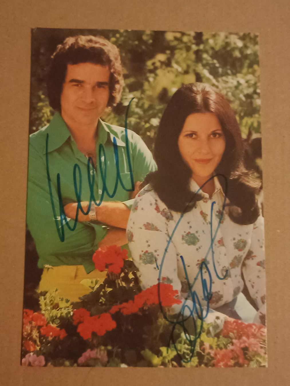 Autogramme: Renate und Werner Leismann - handsignierte Autogrammkarte – Gebraucht aus Menziken von Artographs