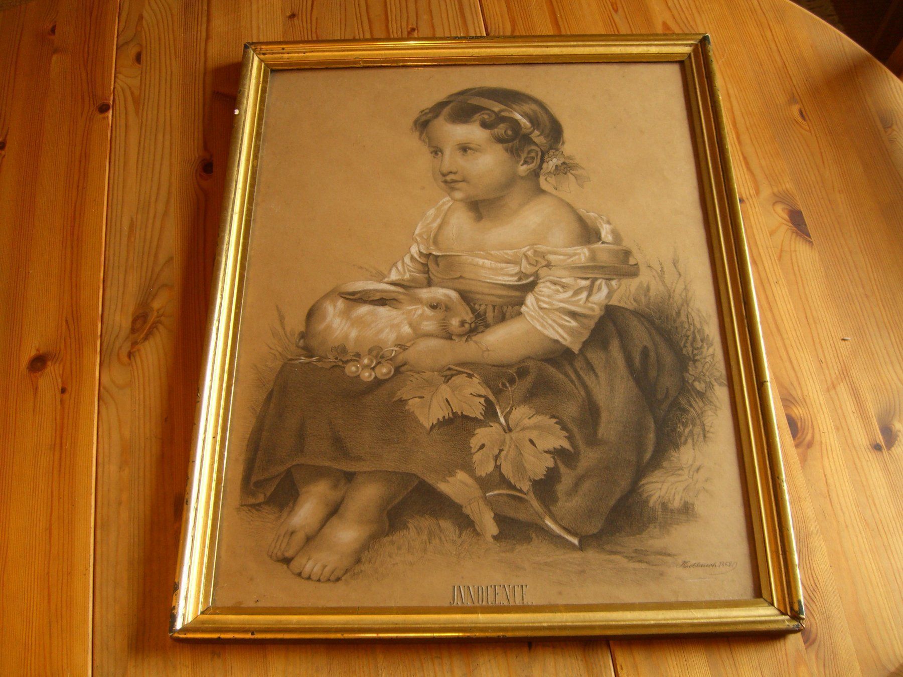 Posters & Illustrations: schönes, antikes Bild "M.Knoblauch" 1868 – D'occasion à Winterthur par Gaia 5