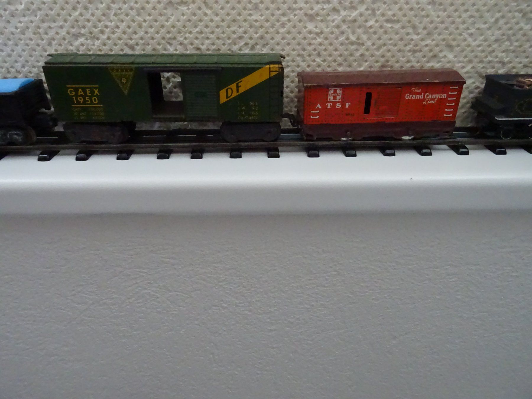 Modelleisenbahnen: Dampflok mit Güterwagen Spur 0 – Gebraucht aus Hirschthal von Legov 5