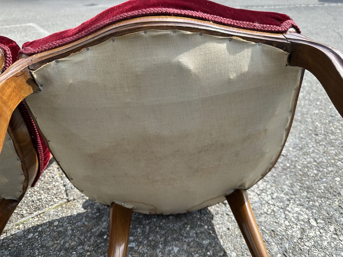 Sedie: 2 Vintagestühle, Holz, niedrige Höhe – Usato da Schöftland venduto da Astika 2