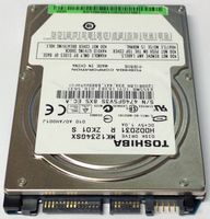 Toshiba HDD2D31 Festplatte 120GB 2,5" 5400rpm SATA-II/150Mbp