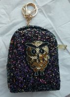Porte-clefs portemonnaie neuf hibou