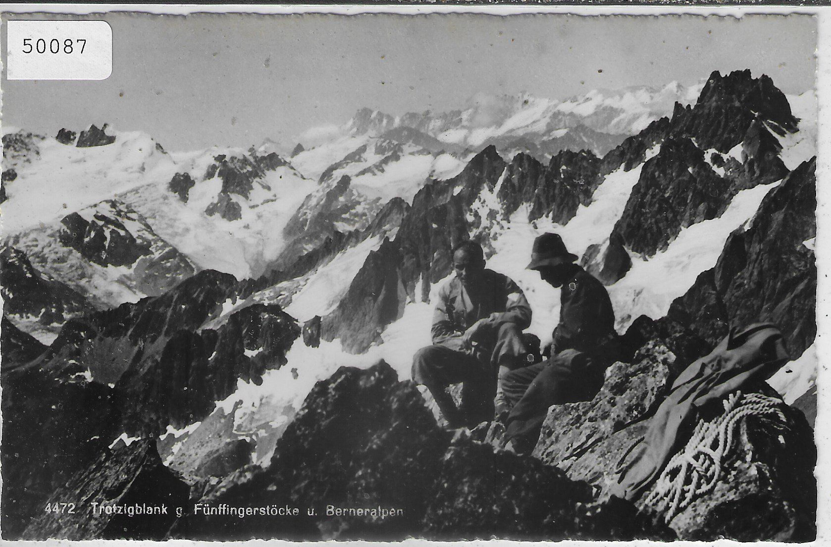 Cartoline postali: Trotzigblank - Zwei Bergsteiger – Usato da Ettingen venduto da Kartenplanet