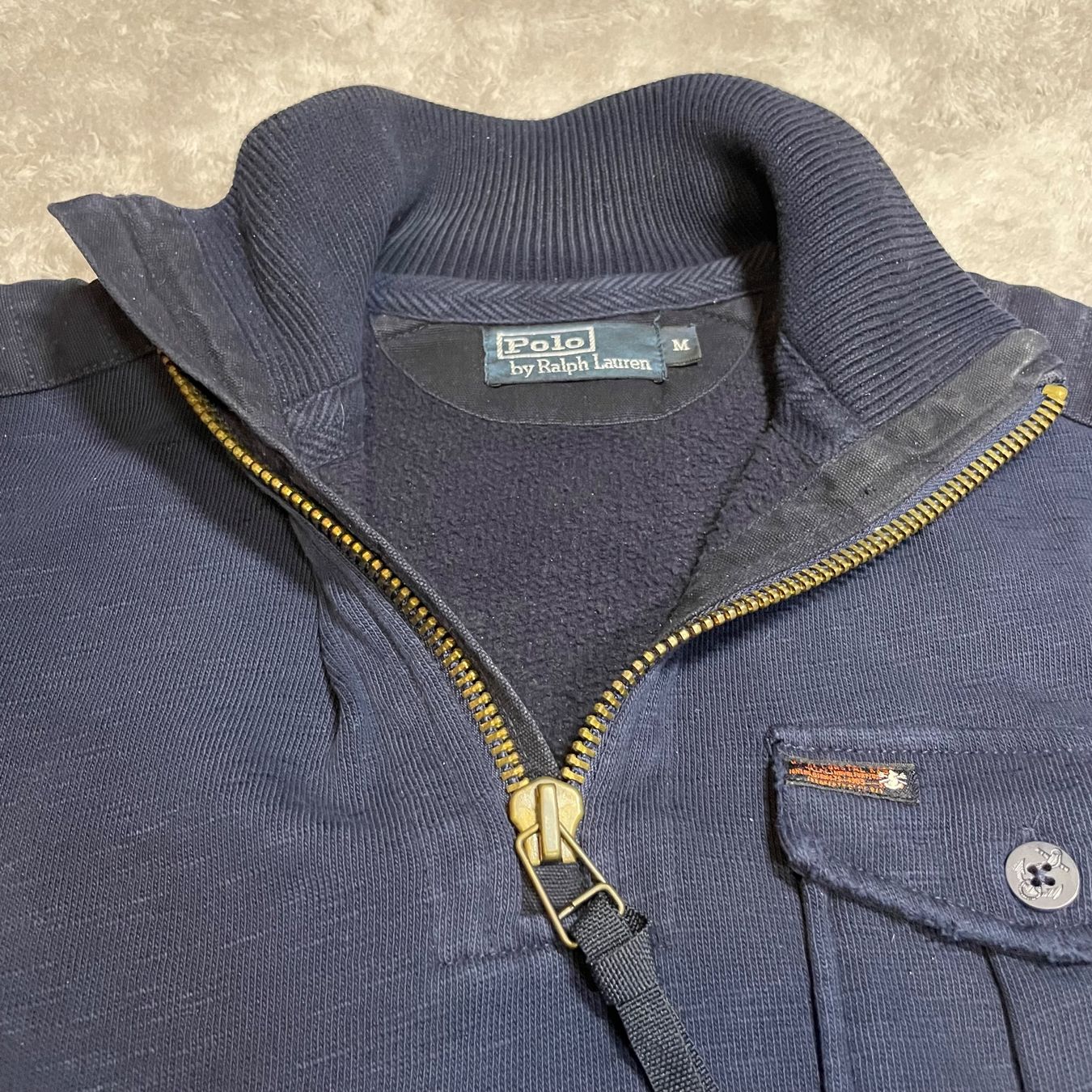 Polo Ralph Lauren Pullover & Sweatshirts: Polo Ralph Lauren Pullover M Dunkelblau Halbzip – Gebraucht aus Bubikon von SwissSecondLife 4