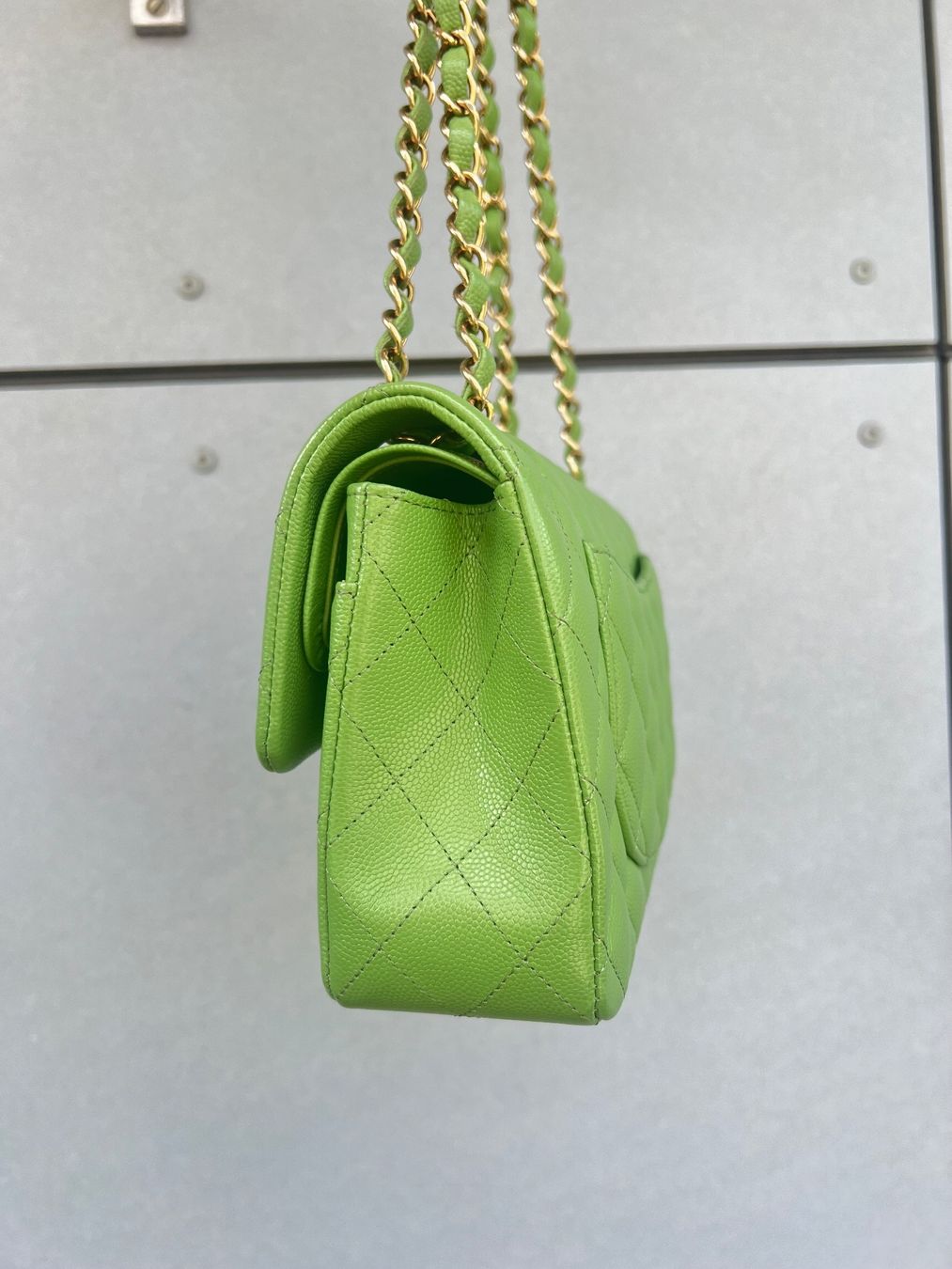 Chanel Taschen für Damen: Chanel Klassiker Double Flap flapbag, Grün – Neu (gemäss Beschreibung) aus Zürich von sellingmystuff1 5