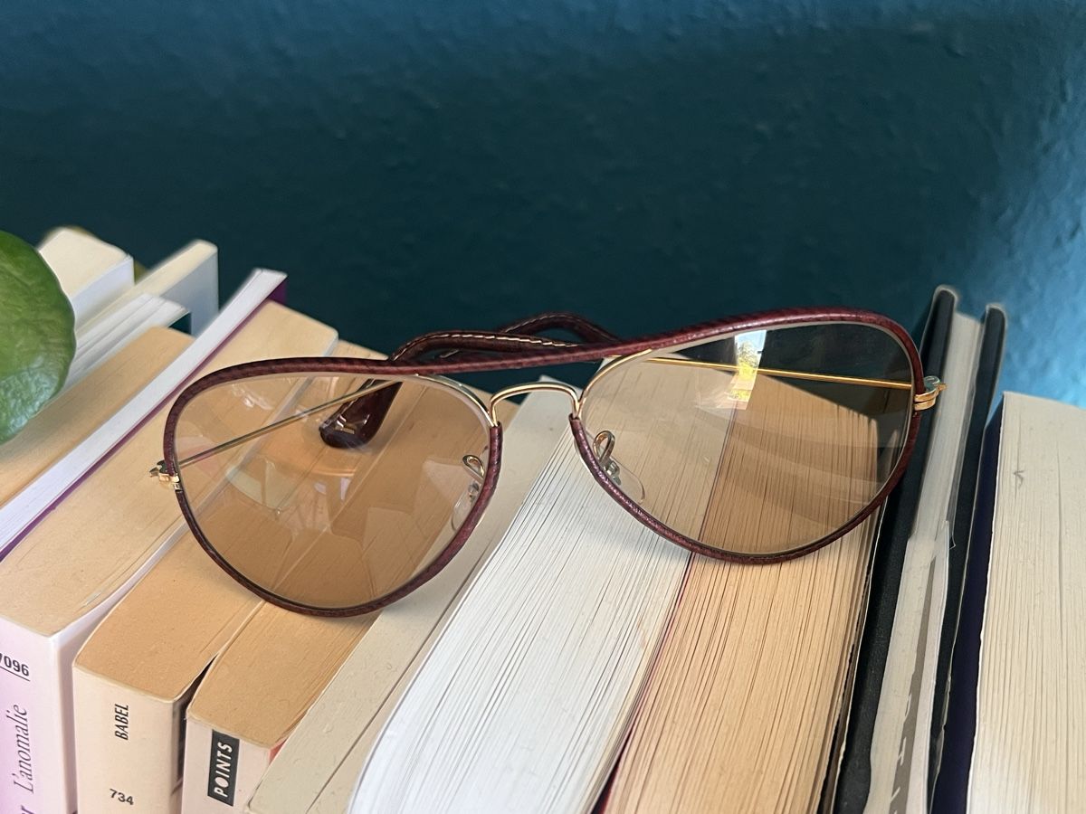 Ray-Ban Lunettes & Verres: Ray-Ban B&L Leathers Aviator vintage – D'occasion à Bernex par 2ziemement 1