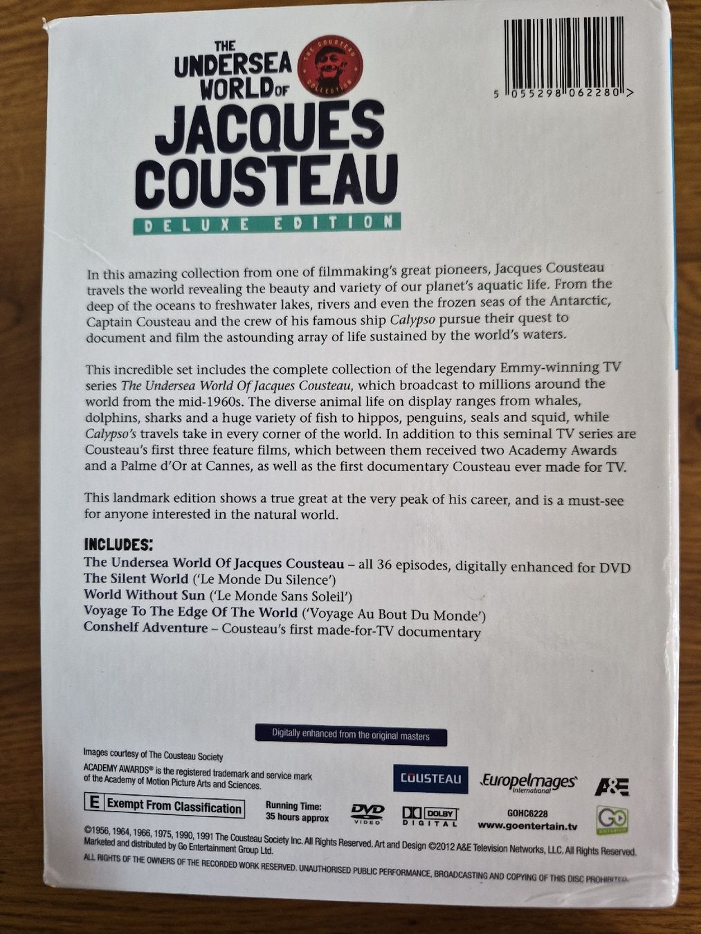 Tutti i DVDs: Jacques Cousteau - Komplettbox - Engl./Franz. – Usato da Embrach venduto da Dudarude01 1