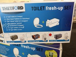 Neues Thetford Toiletten Fresh-Up Set - Camping WC!