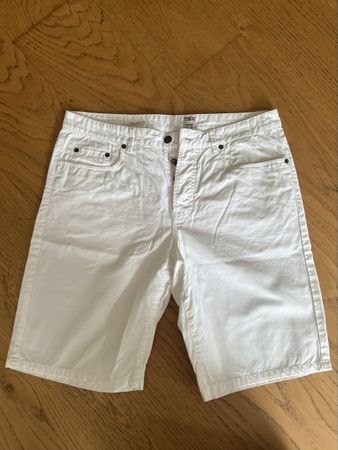ESPRIT Herren Stoffhose kurz weiss Grösse 33