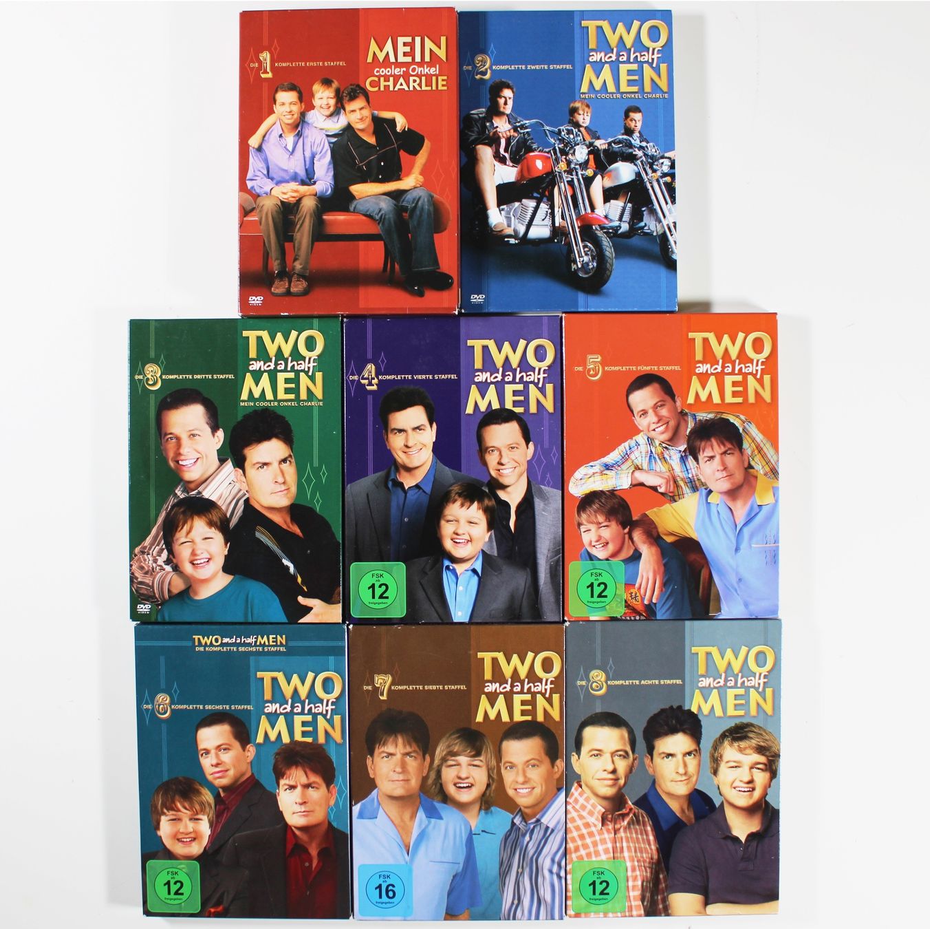 Tutti i DVDs: DVD - TWO AND A HALF MAN - Staffeln 1-8 – Usato da Brüttisellen venduto da Collector-Corner