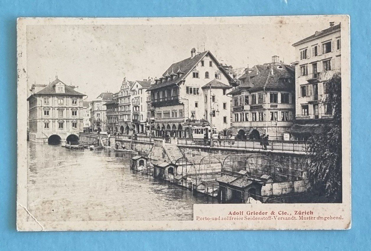 Cartoline postali: Zürich - Strassenbahn - 1913 – Usato da Rothrist venduto da RROENK