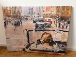 Leinwandbild nach Juri Pimenow – 60 × 80 cm – wie neu