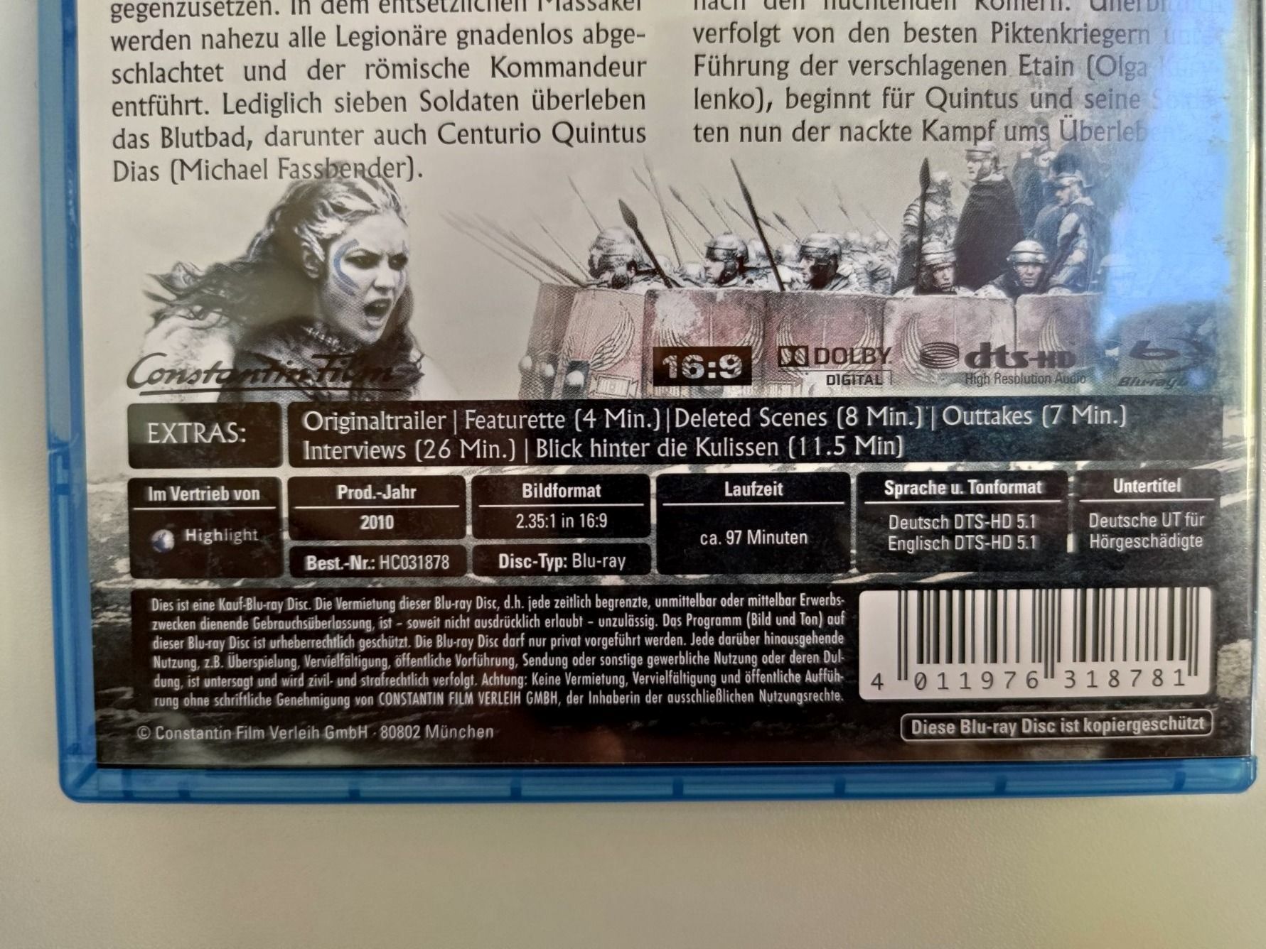 Tutti i DVDs: Centurion – Usato da Liestal venduto da Kratzilla 3