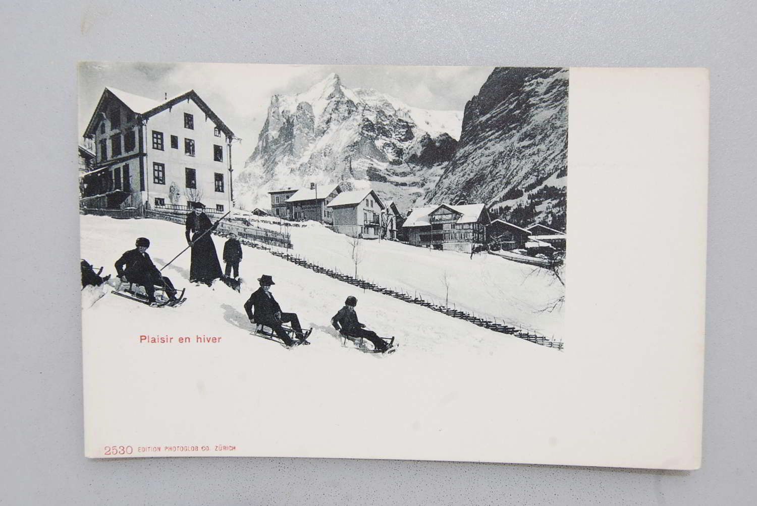 Cartoline postali: AK Grindelwald - Plaisir en hiver – Usato da Rüfenacht BE venduto da Toro06