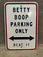 Betty boop parking only