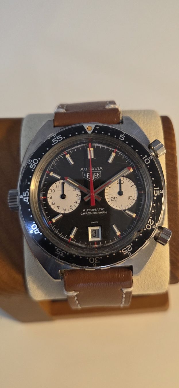 Tag Heuer Uhren: Vintage Heuer Autavia 1163 – Gebraucht aus Savigny von mcwilliams 1