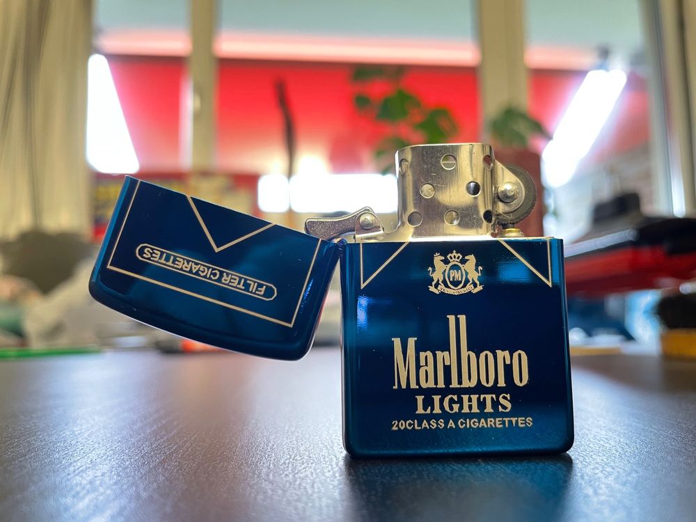 Leder Hülle Für Benzinfeuerzeug - Gürteltasche Mit Reißverschluss